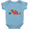 racing rainbow Baby Onesie
