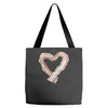 bacon heart Tote Bags