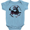 sagittarius zodiac galaxy Baby Bodysuit