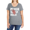 Never Sleep Again Ladies Curvy T-Shirt