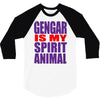 gengar is my spirit animal 3/4 Sleeve Shirt
