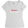 SWEET DEAMS Women's Triblend Scoop T-shirt