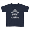 Legends Are Born In November Toddler T-shirt