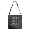 santa libra christmas ugly t shirts Adjustable Strap Totes
