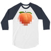 peach t 3/4 Sleeve Shirt