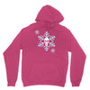 skull snowflakes alternative christmas jumper Unisex Hoodie