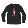 inverted galaxy cross funny  religion banter space fashion new Long Sleeve Shirts
