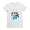 papa bunny Ladies Fitted T-Shirt