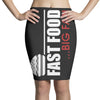 big fan of fast food Pencil Skirts