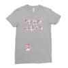 Muggle On Board Floral Ladies Fitted T-Shirt