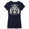why do we fall, so we can learn to pickup ourselves up black Women's V-Neck T-Shirt