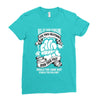 roll up your problems Ladies Fitted T-Shirt
