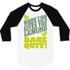 rage quit 3/4 Sleeve Shirt