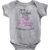 I Love My Trucker To The Moon And Back To Infinity And Beyond Forever Baby Bodysuit
