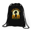 great pumpkin believer Drawstring Bags