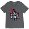 mr topstache vs jthree V-Neck Tee