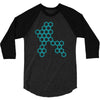 six hexagonal best trending 3/4 Sleeve Shirt