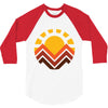 sunset mountain 3/4 Sleeve Shirt