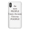 poodle lover iPhoneX