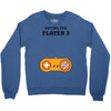 Waiting for Player 3 Gamer Crewneck Sweatshirt