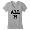 all m Women's V-Neck T-Shirt