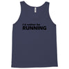 i'd rather be running funny cool run runner marathon sport athlete shi Tank Top