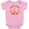 This Girl Loves Shih Tzu Baby Onesie