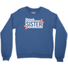 blessed sister with flower white color Crewneck Sweatshirt