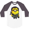 minion jaune 3/4 Sleeve Shirt