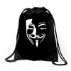 anonymous hacker che new Drawstring Bags