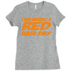 red ginger hair day Ladies Fitted T-Shirt