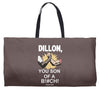 predator movie dillon licensed adult Weekender Totes