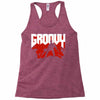 doomy and groovy Racerback Tank