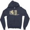 a wild pokeghost appears Zipper Hoodie