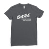 to resist drugs and violence Ladies Fitted T-Shirt