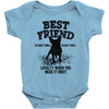 Best Friend Pug Baby Bodysuit