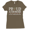 proud autism mother Ladies Fitted T-Shirt