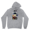 who loves pugs Unisex Hoodie