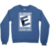second amendment rated e for everyone Crewneck Sweatshirt