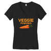 Veggie Powered Women's V-Neck T-Shirt