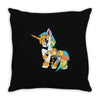 Robotic Baby Unicorn Throw Pillow