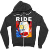 ride going blank again rock music band Zipper Hoodie