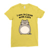 i am in love with cats Ladies Fitted T-Shirt