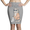 the big meowski Pencil Skirts
