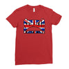 skinhead union jack, ideal birthday gift or present Ladies Fitted T-Shirt