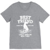 Best Friend Great Dane V-Neck Tee
