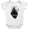 eiffel heart Baby Bodysuit