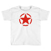 military starfunny retro army war vietnam usa britain fashion Toddler T-shirt