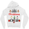 first grade christmas crew Zipper Hoodie