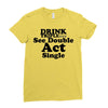 drink triple Ladies Fitted T-Shirt